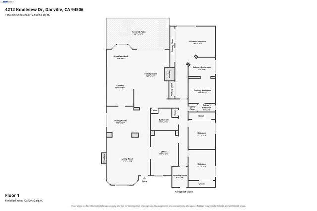 4212 KNOLLVIEW DRIVE, Danville, CA 94506