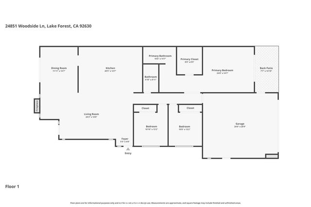 24851 Woodside, Lake Forest, CA 92630
