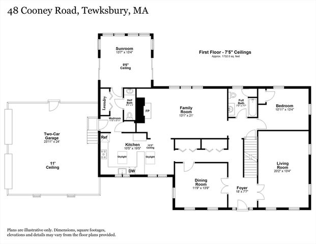48 Cooney Rd, Tewksbury, MA 01876