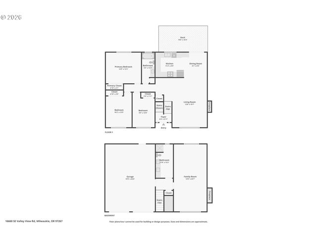 16660 Se VALLEY VIEW Rd, Milwaukie, OR 97267