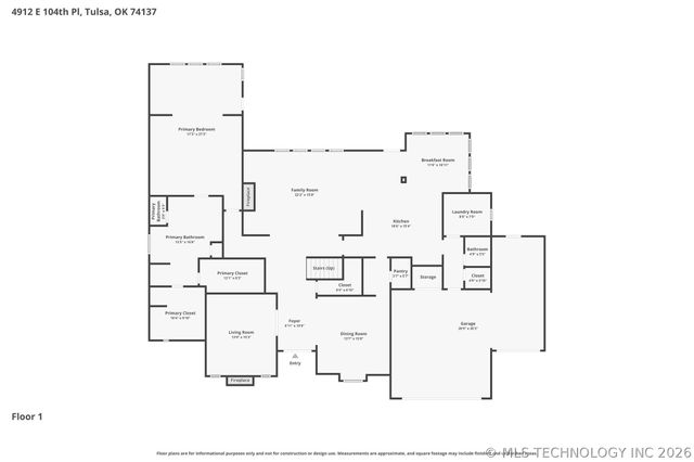 4912 E 104th Place, Tulsa, OK 74137