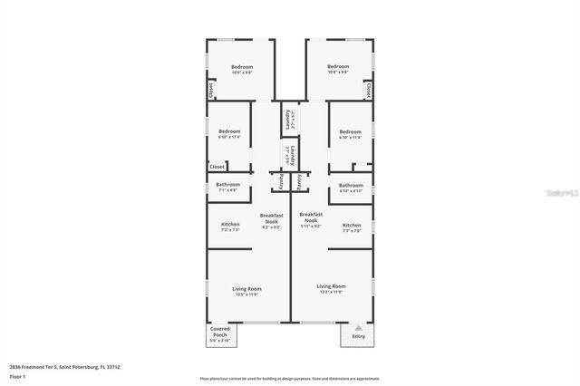 2834 & 2836 FREEMONT TERRACE S, St Petersburg, FL 33712