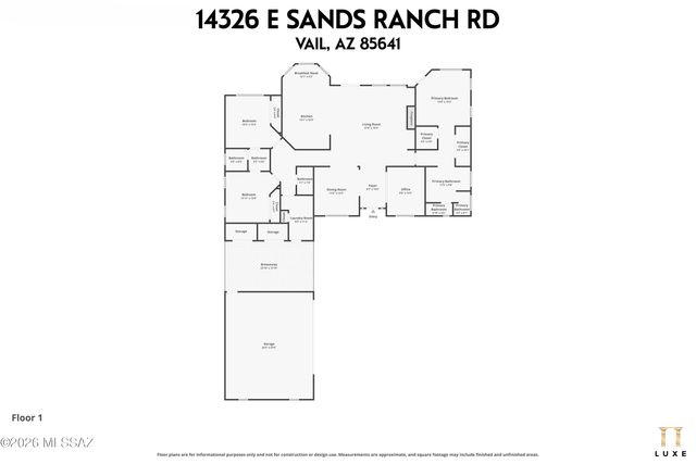 14326 E Sands Ranch Road, Vail, AZ 85641