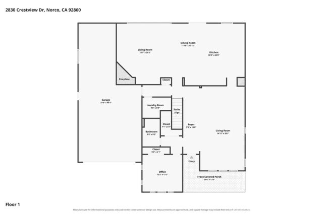 2830 Crestview Drive, Norco, CA 92860