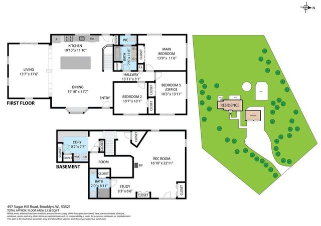 497 Sugar Hill Road, Brooklyn, WI 53521