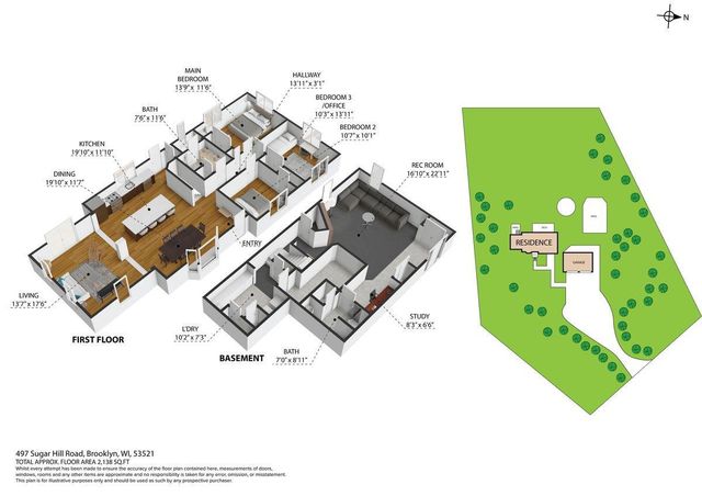 497 Sugar Hill Road, Brooklyn, WI 53521