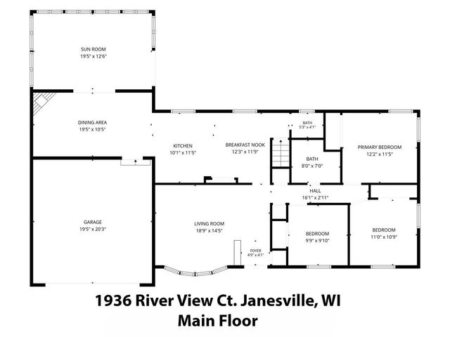 1936 River View Drive, Janesville, WI 53546