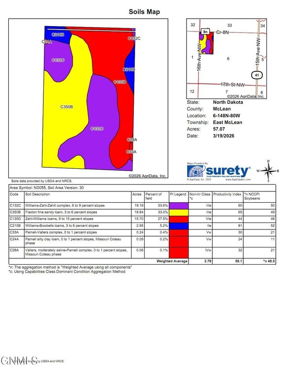 Tbd 18th St Nw Parcel 4, Turtle Lake, ND 58575 photo 3