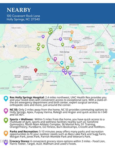 100 Covenant Rock Lane, Holly Springs, NC 27540