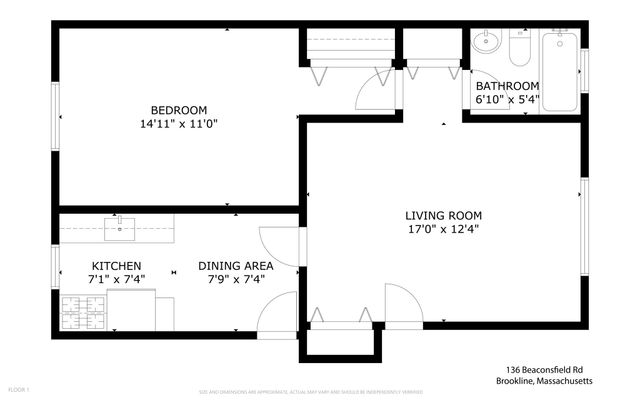 136 Beaconsfield Rd 2, Brookline, MA 02445