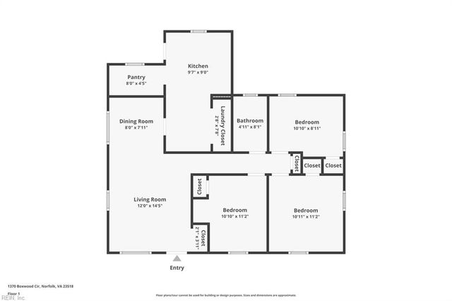 1370 Boxwood CIR, Norfolk, VA 23518