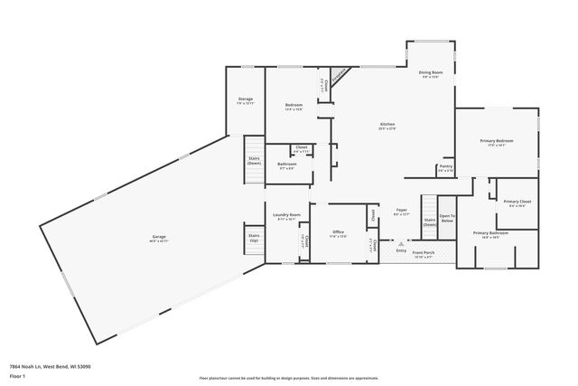 7864 Noah LANE, West Bend, WI 53090