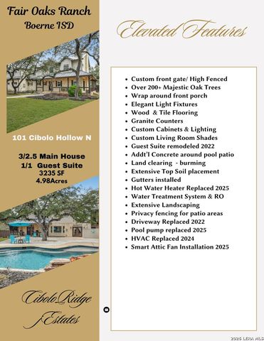 101 Cibolo Hollow N, Fair Oaks Ranch, TX 78015