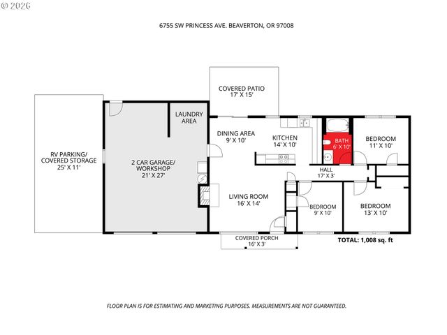 6755 Sw PRINCESS Ave, Beaverton, OR 97008