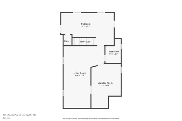 1332 E THORNTON AVE, Salt Lake City, UT 84105