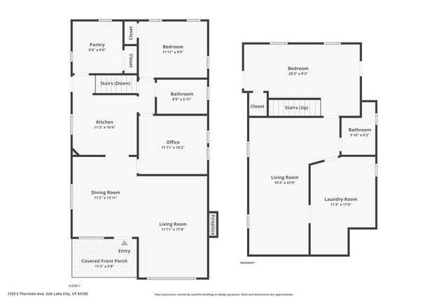 1332 E THORNTON AVE, Salt Lake City, UT 84105