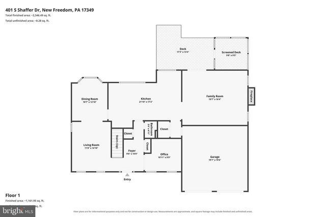 401 S SHAFFER DR, New Freedom, PA 17349