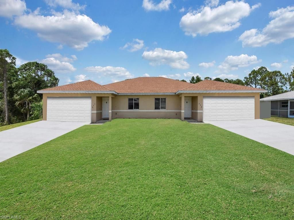 732/734 Holmes AVE, LEHIGH ACRES, FL 33974 — exterior