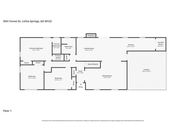 3941 Forest Drive, Lithia Springs, GA 30122