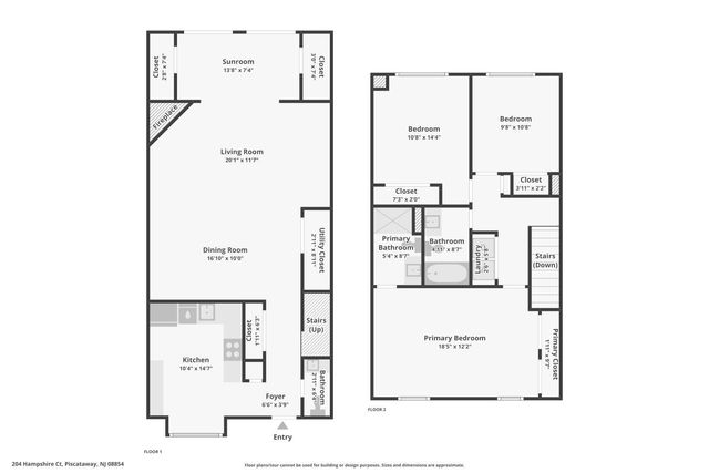 204 Hampshire Court, Piscataway, NJ 08854