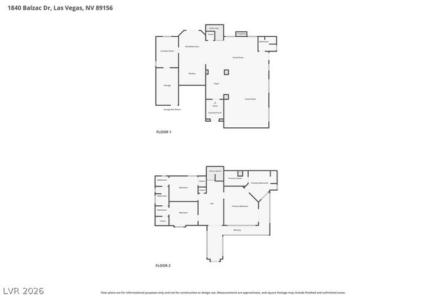 1840 Balzac Drive, Las Vegas, NV 89156