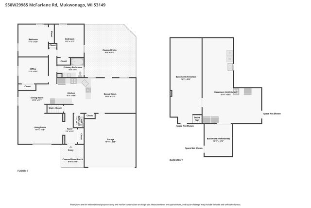 S58W29985 McFarlane ROAD, Mukwonago, WI 53149