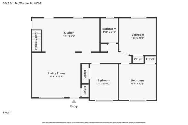 3047 Earl Drive, Warren, MI 48092