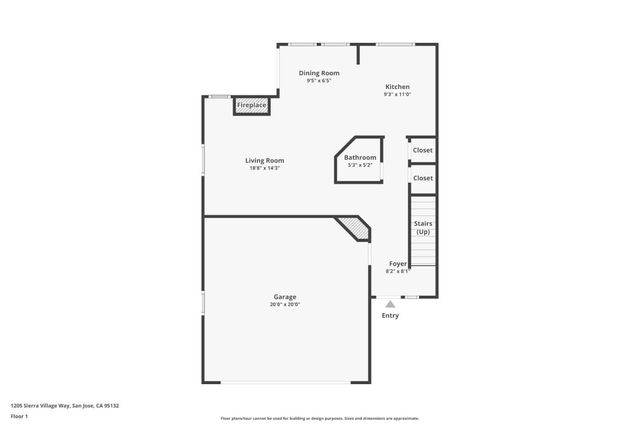 1205 Sierra Village Way, San Jose, CA 95132