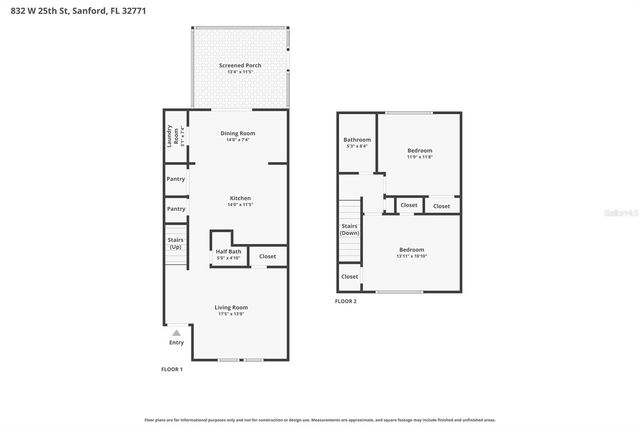 832 W 25TH STREET, Sanford, FL 32771