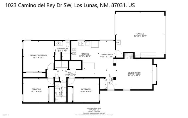 1023 Camino Del Rey Drive SW, Los Lunas, NM 87031