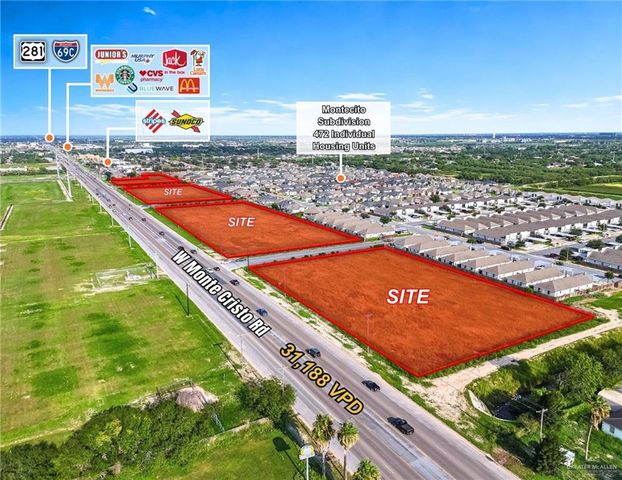 TBD Lot 9 W Monte Cristo Road, Edinburg, TX 78541