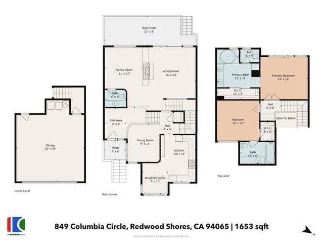 849 Columbia Circle, Redwood City, CA 94065