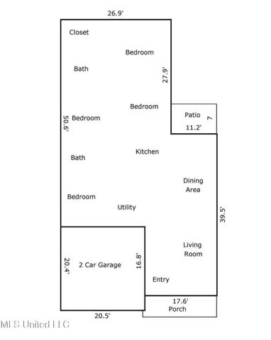 11416 Crystal Lake Drive, Gulfport, MS 39503