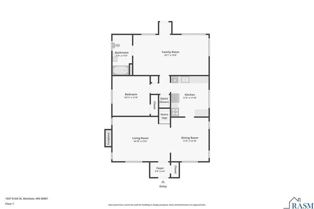 1337 N 5th Street, Mankato, MN 56001