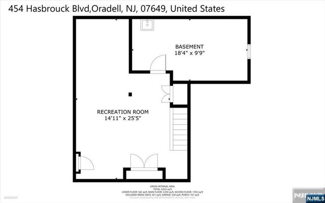454 Hasbrouck Boulevard, Oradell, NJ 07649
