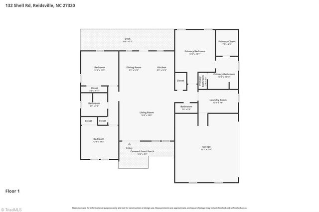 132 Shell Road, Reidsville, NC 27320
