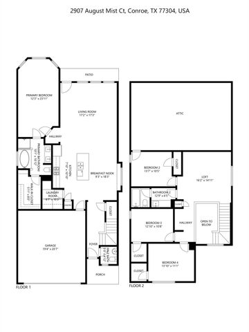 2907 August Mist Court, Conroe, TX 77304