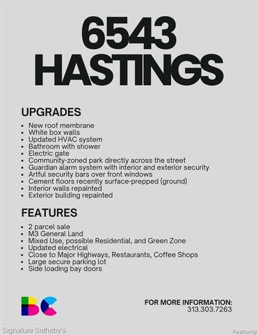 6543 Hastings Street, Detroit, MI 48211