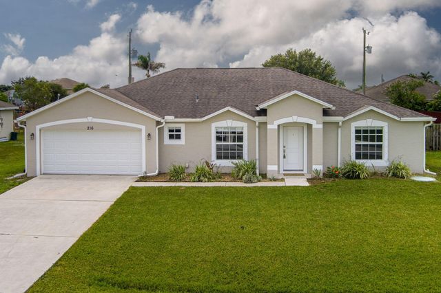 216 SW Kestor Drive, Port St. Lucie, Port St Lucie, FL 34953
