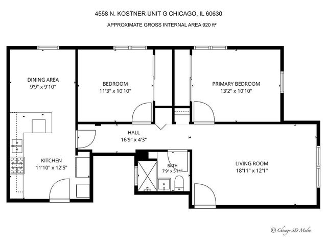 4558 N Kostner Avenue G, Chicago, IL 60630