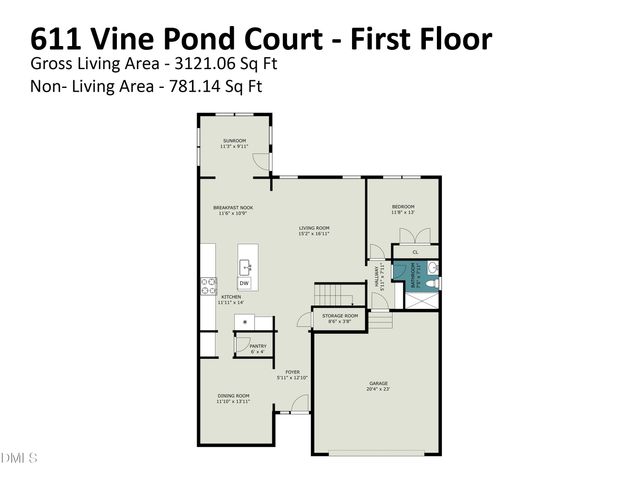 611 Vine Pond Court, Apex, NC 27523