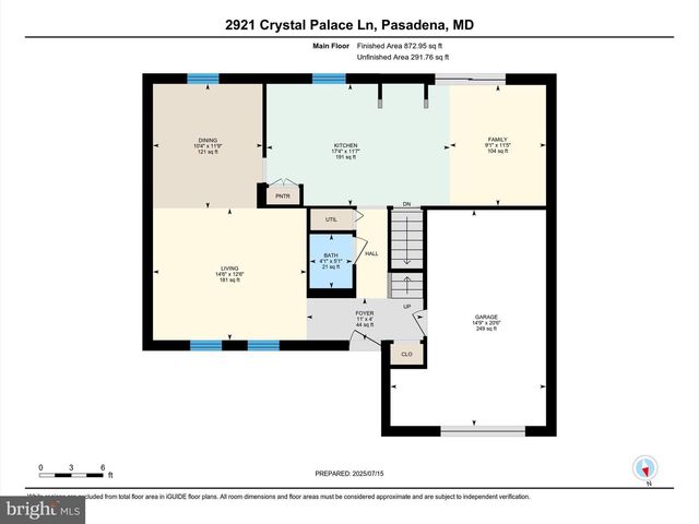 2921 CRYSTAL PALACE LN, Pasadena, MD 21122