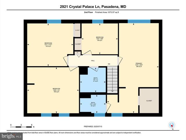 2921 CRYSTAL PALACE LN, Pasadena, MD 21122