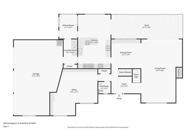 2385 Buckingham PLACE, Brookfield, WI 53045