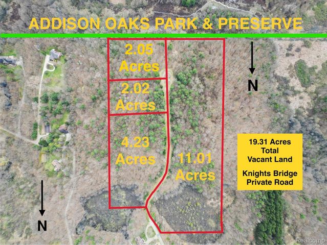 2.02 Acres VL - KNIGHTS BRIDGE Road, Addison Township, MI 48367