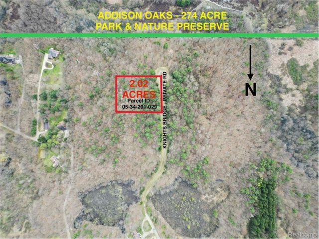 2.02 Acres VL - KNIGHTS BRIDGE Road, Addison Township, MI 48367