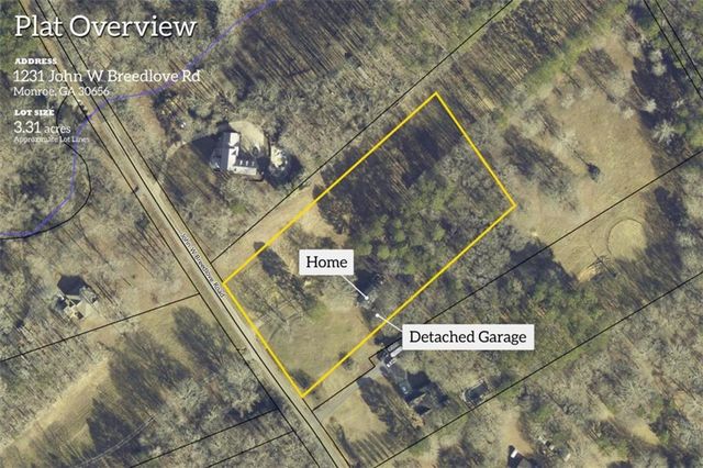 1231 John W Breedlove Road, Monroe, GA 30656