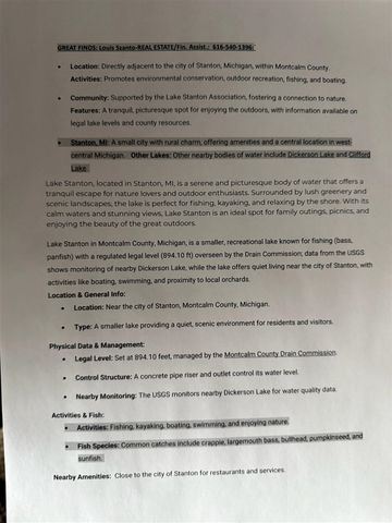 4095 E Shore Drive, Stanton, MI 48888