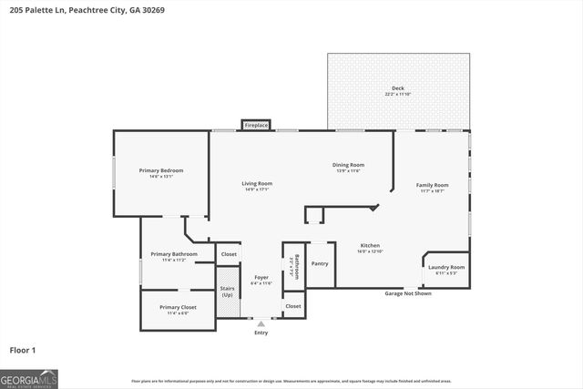 205 Palette Lane, Peachtree City, GA 30269
