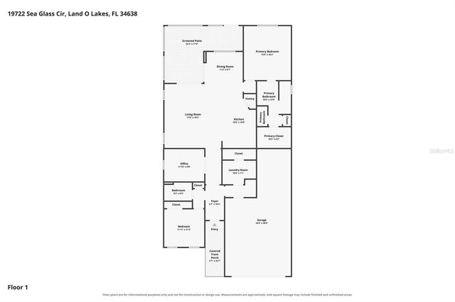 19722 SEA GLASS CIRCLE, Land O Lakes, FL 34638